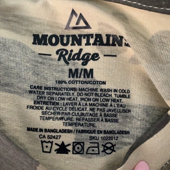 Mountain Ridge | Brown tan Camo sleeveless men’s Tank - Picture 2 of 6